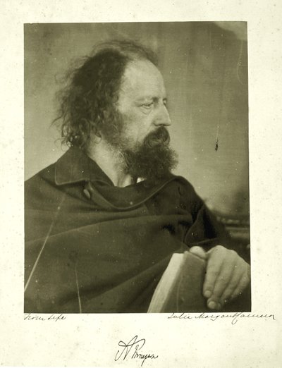 Alfred Tennyson, the Dirty Monk, 1865 by Julia Margaret Cameron